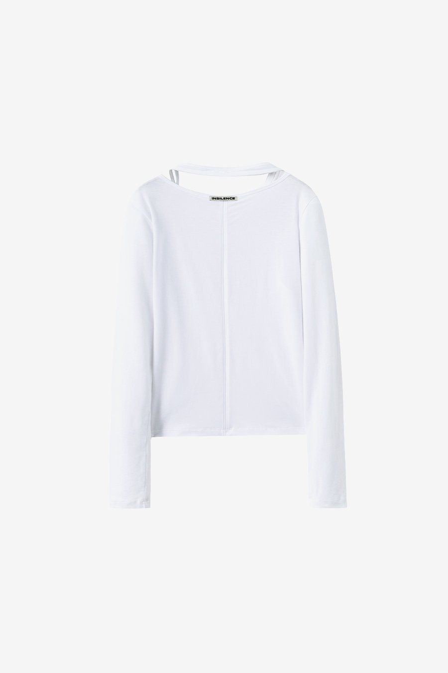 【INSILENCE】 HALTER LAYERED TOP : WHITE 【INSILENCE】 HALTER LAYERED TOP : WHITE