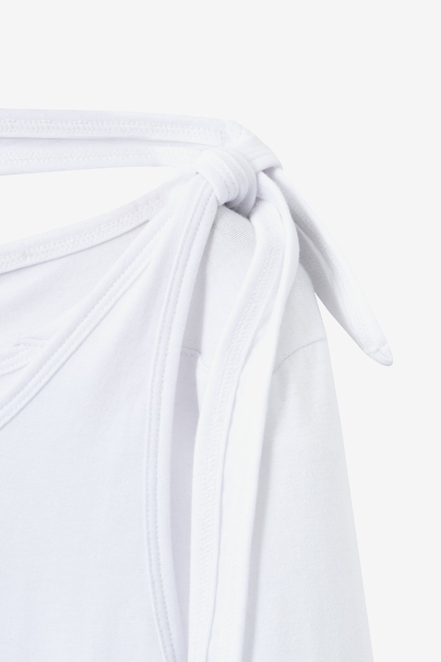 【INSILENCE】 HALTER LAYERED TOP : WHITE 【INSILENCE】 HALTER LAYERED TOP : WHITE