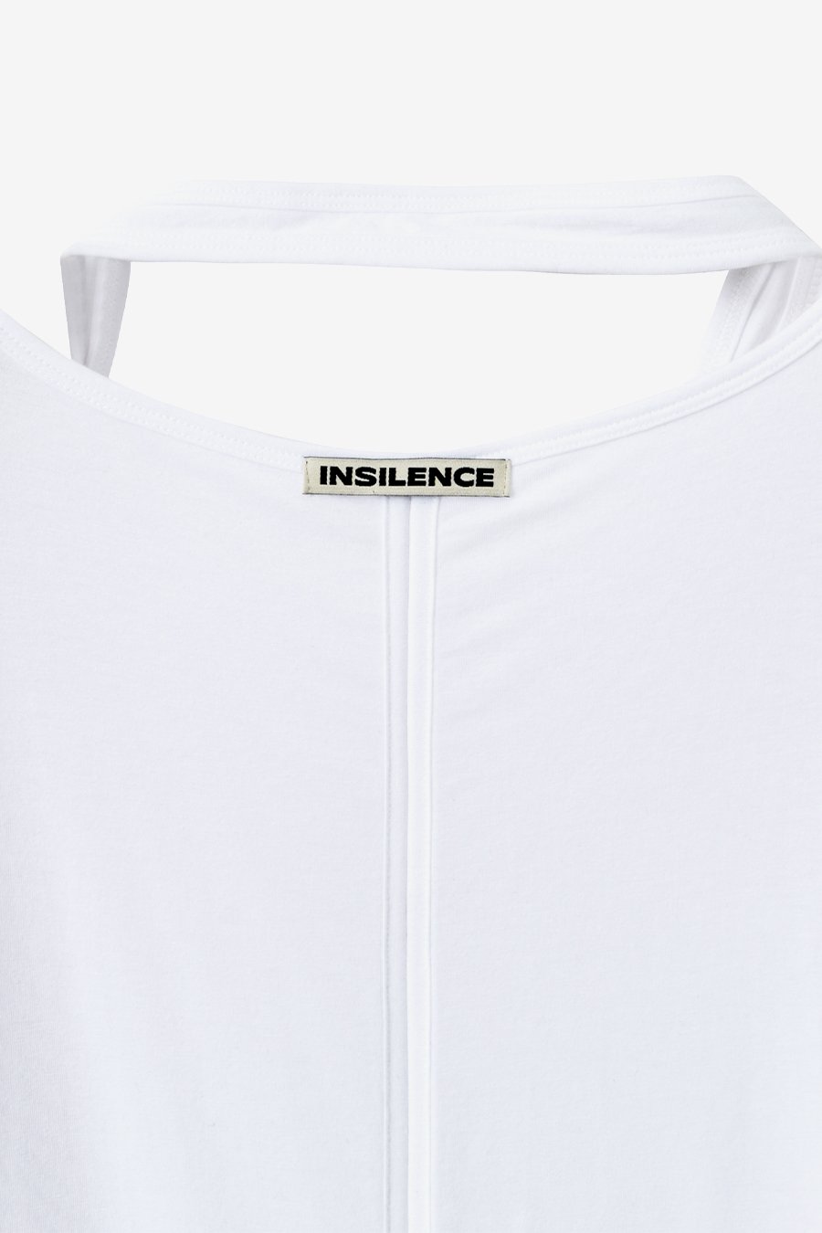 【INSILENCE】 HALTER LAYERED TOP : WHITE 【INSILENCE】 HALTER LAYERED TOP : WHITE
