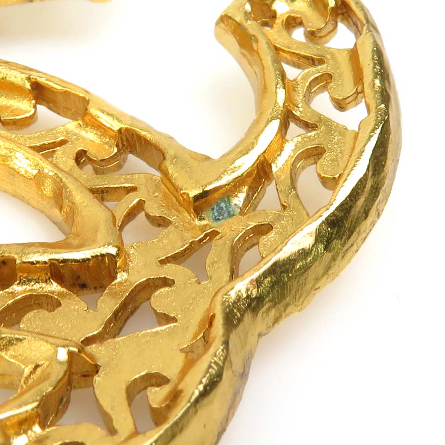 シャネル CHANEL ブローチ ココマーク メタル ゴールド レディース e58867g