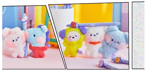 Qoo10] BT21 minini フラッシュ マグネット 縫