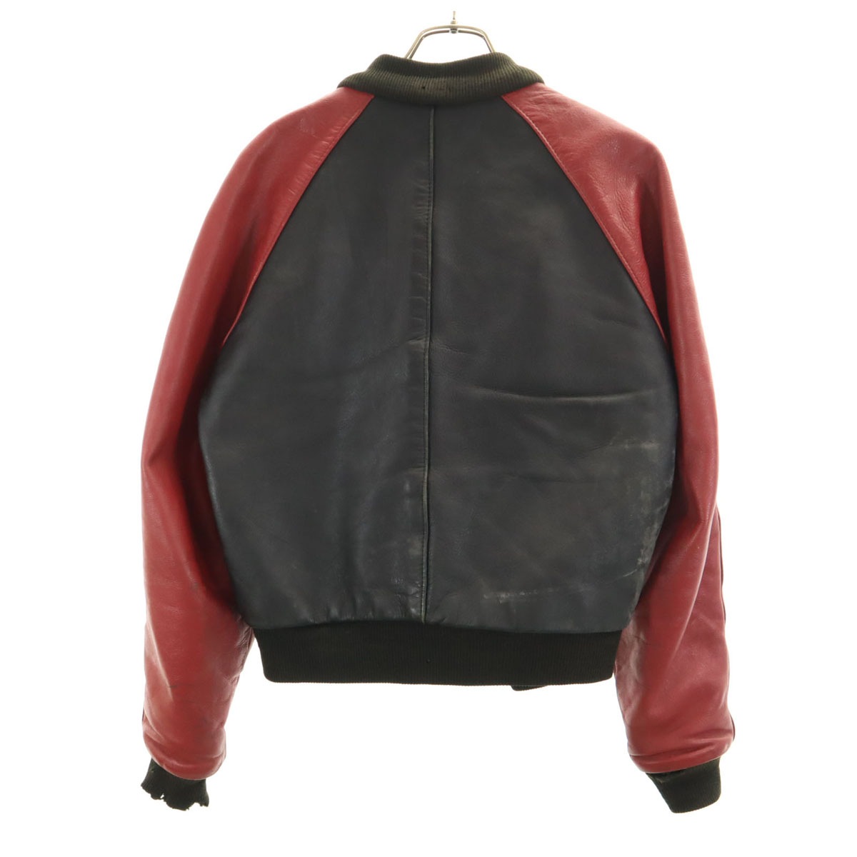 vanson Leathers バンソンレザー USA製 本革レザー ブルゾン 36 ブラック ジャケット メンズ 古着