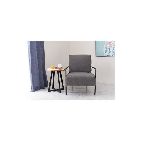 ラウンジチェア グレー 完成品