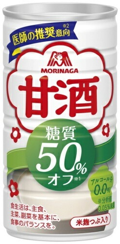 森永製菓 甘酒 糖質50%オフ 185g 缶 60本 (30本入×2 まとめ買い) あまざけ 糖質オフ 米麹つぶ入り 森永製菓 甘酒 糖質50%オフ 185g 缶 60本 (30本入×2 まとめ買い) あまざけ 糖質オフ 米麹つぶ入り