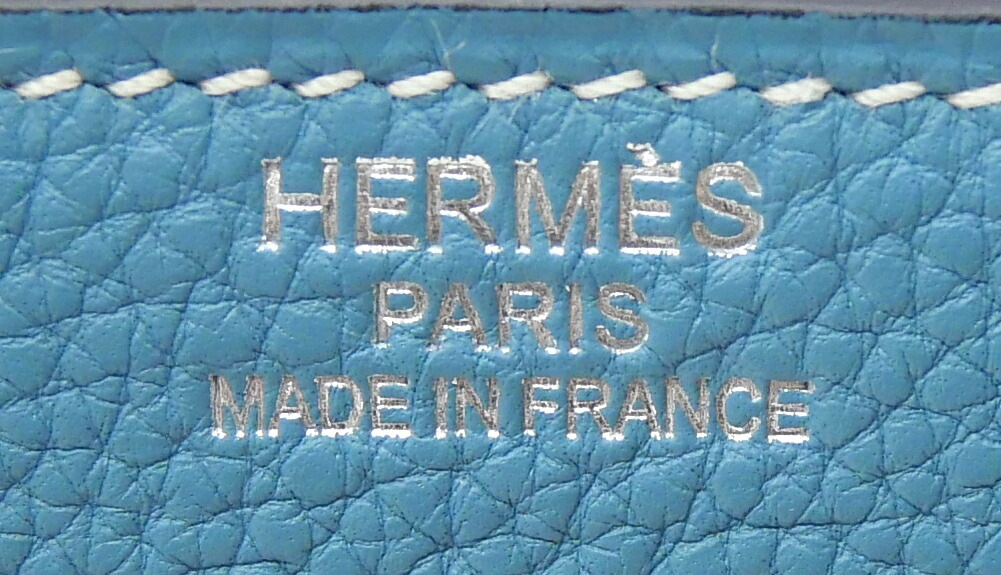 エルメス HERMES ハンドバッグ バーキン35 B刻印 SV金具 ニューブルージーン トゴ 【中古】(66389)