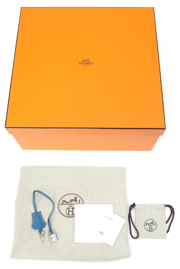 エルメス HERMES ハンドバッグ バーキン35 B刻印 SV金具 ニューブルージーン トゴ 【中古】(66389)