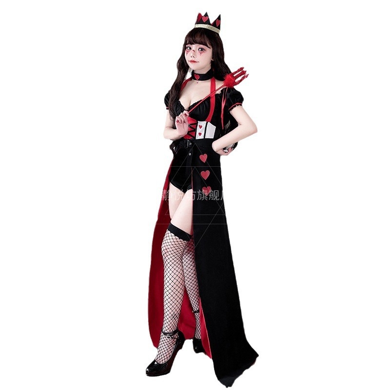 ハロウィンワンダーランドハートの女王ポーカークイーンコスチュームセクシーカジノ仮装ピエロコスチューム魔女コスチューム ハロウィンワンダーランドハートの女王ポーカークイーンコスチュームセクシーカジノ仮装ピエロコスチューム魔女コスチューム