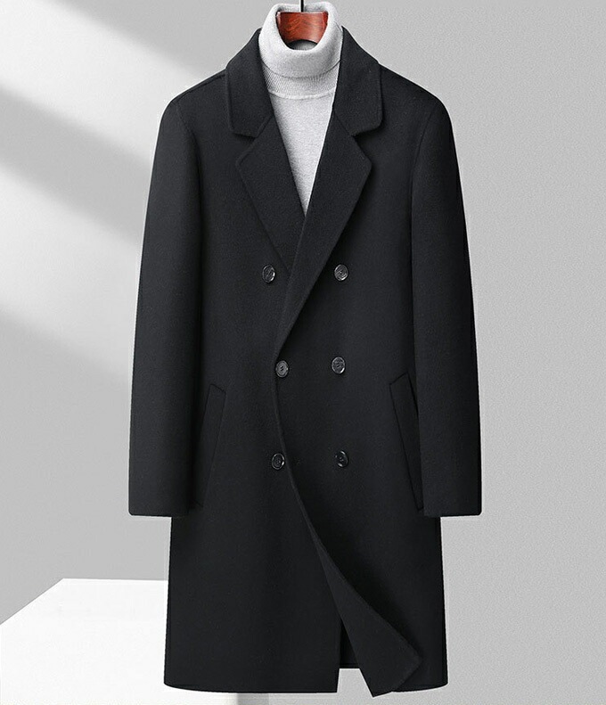 チェスターコート メンズ ロング ロング丈 コート ウール100% ウールコート 厚手 暖かい ダブルボタン 秋冬 アウター スリム コート ビッグシルエット 韓国 ファッション おしゃれ シンプル チェスターコート メンズ ロング ロング丈 コート ウール100% ウールコート 厚手 暖かい ダブルボタン 秋冬 アウター スリム コート ビッグシルエット 韓国 ファッション おしゃれ シンプル