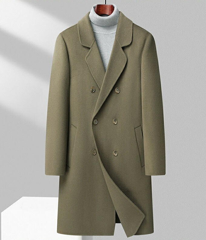 チェスターコート メンズ ロング ロング丈 コート ウール100% ウールコート 厚手 暖かい ダブルボタン 秋冬 アウター スリム コート ビッグシルエット 韓国 ファッション おしゃれ シンプル チェスターコート メンズ ロング ロング丈 コート ウール100% ウールコート 厚手 暖かい ダブルボタン 秋冬 アウター スリム コート ビッグシルエット 韓国 ファッション おしゃれ シンプル