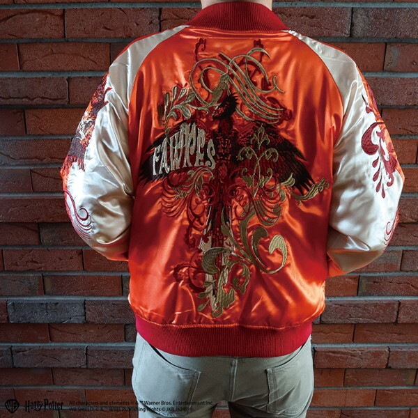 4105069800 ハリー・ポッター 不死鳥 スカジャン(L)