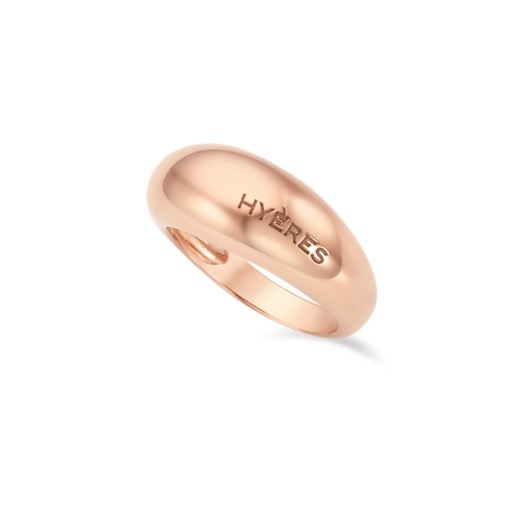 HYERES LOR] Champagne Moon 14K chunky ring L 指輪