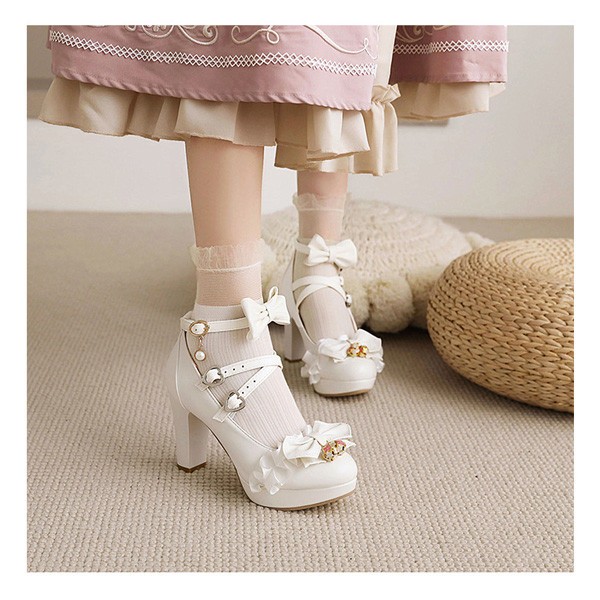 レディース レース ロリータ靴 可愛い 姫様 お嬢様 女の子 おしゃれ 日常 美脚 お茶会 小さいサイズ 大きいサイズ ピンク ホワイト ベージュ ブラック レディース レース ロリータ靴 可愛い 姫様 お嬢様 女の子 おしゃれ 日常 美脚 お茶会 小さいサイズ 大きいサイズ ピンク ホワイト ベージュ ブラック