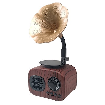 【高音質】Bluetooth対応 レトロ蓄音機　アンティーク　昭和レトロ 高音質】Bluetooth対応 レトロ蓄音機 アンティーク 昭和レトロ