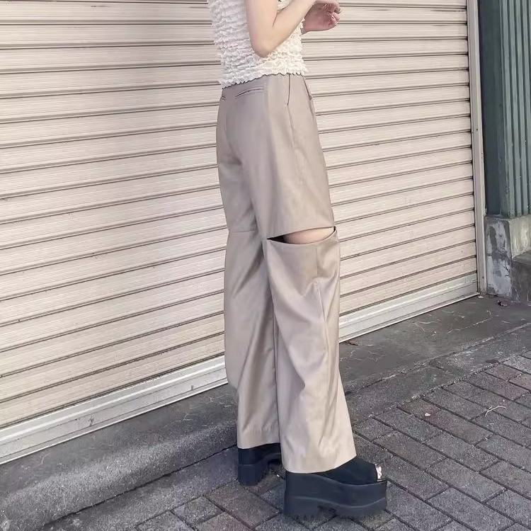 ボトムス パンツ ズボン ロングパンツ カジュアルパンツ ハイウエスト カットアウトデザイン ハイウエスト かわいい 大人可愛い きれいめ シンプル 上品 おしゃれ かっこいい カジュアル こなれ感 ボトムス パンツ ズボン ロングパンツ カジュアルパンツ ハイウエスト カットアウトデザイン ハイウエスト かわいい 大人可愛い きれいめ シンプル 上品 おしゃれ かっこいい カジュアル こなれ感