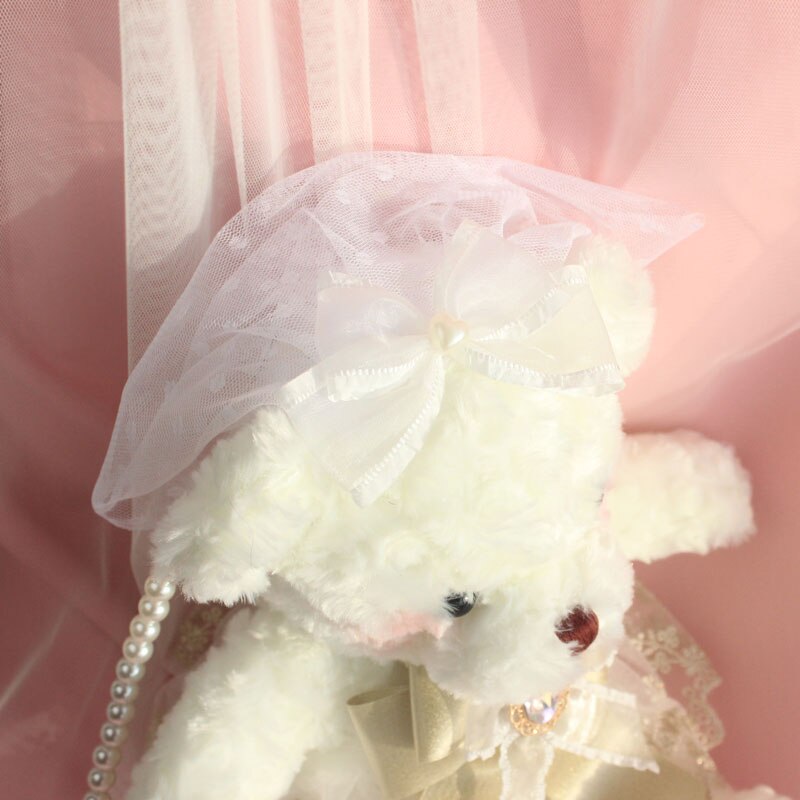 ホワイトゴールドフラワーウェディングベアバッグlolitaソフトキュートぬいぐるみベアバッグloli ホワイトゴールドフラワーウェディングベアバッグlolitaソフトキュートぬいぐるみベアバッグloli