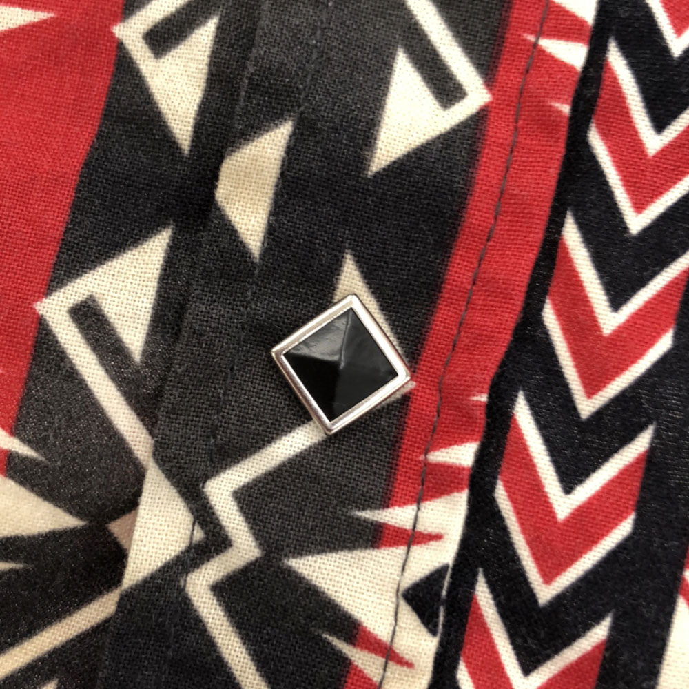 70s USA製 ネイティブ 長袖 ウエスタンシャツ 14.5 オールド ヴィンテージ メンズ 70s USA製 ネイティブ 長袖 ウエスタンシャツ 14.5 オールド ヴィンテージ メンズ