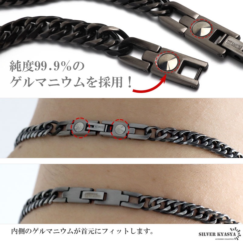 純チタン製 ダブル喜平ネックレス [n1078-7mm-as]