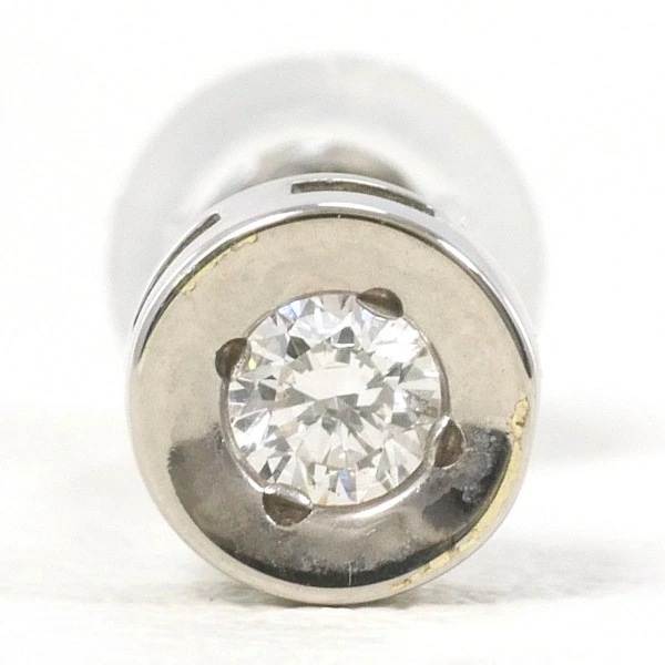 K10 10金 WG ホワイトゴールド ピアス(片耳) ダイヤ 0.05 ジュエリー 中古 K10 10金 WG ホワイトゴールド ピアス(片耳) ダイヤ 0.05 ジュエリー 中古