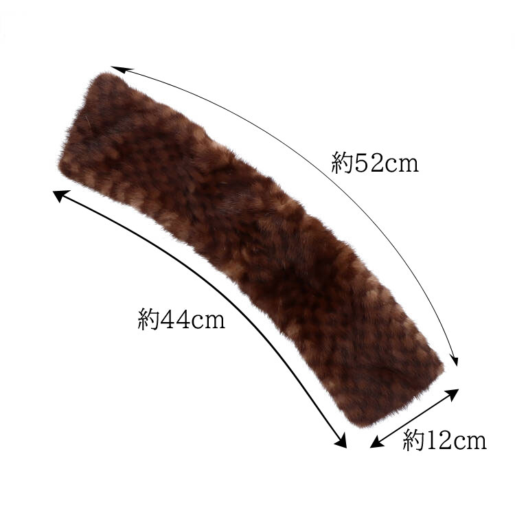 チェック柄 ミンク ファー 付け衿 襟 市松 手芸 パーツ マフラー 送料無料 レディース ギフト プレゼント