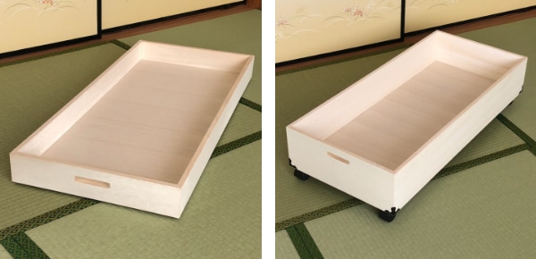 衣装ケース 総桐 衣裳箱 キャスター付 4段 日本製 幅91cm