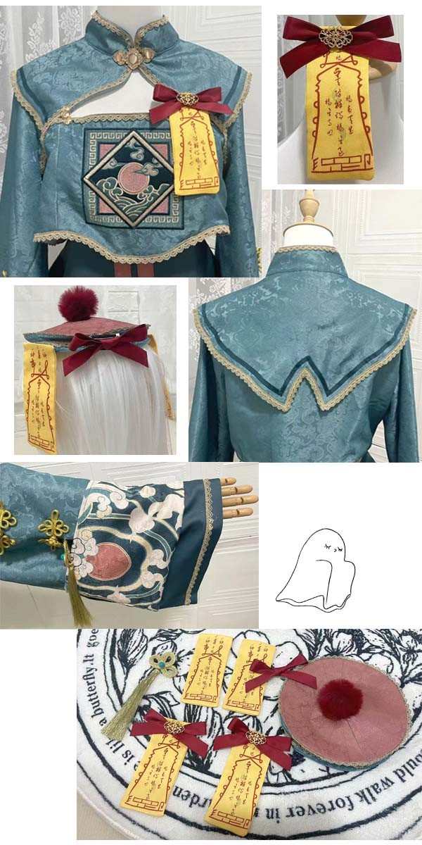 ハロウィン ロリータ 中華風 チャイナ キョンシー ゾンビ コスチューム チャイナ服 レディース ワンピース ジャンパースカート 可愛い かわいい ゴスロリ 仮装 コスプレ 学園祭 文化今日は30パー ハロウィン ロリータ 中華風 チャイナ キョンシー ゾンビ コスチューム チャイナ服 レディース ワンピース ジャンパースカート 可愛い かわいい ゴスロリ 仮装 コスプレ 学園祭 文化今日は30パー