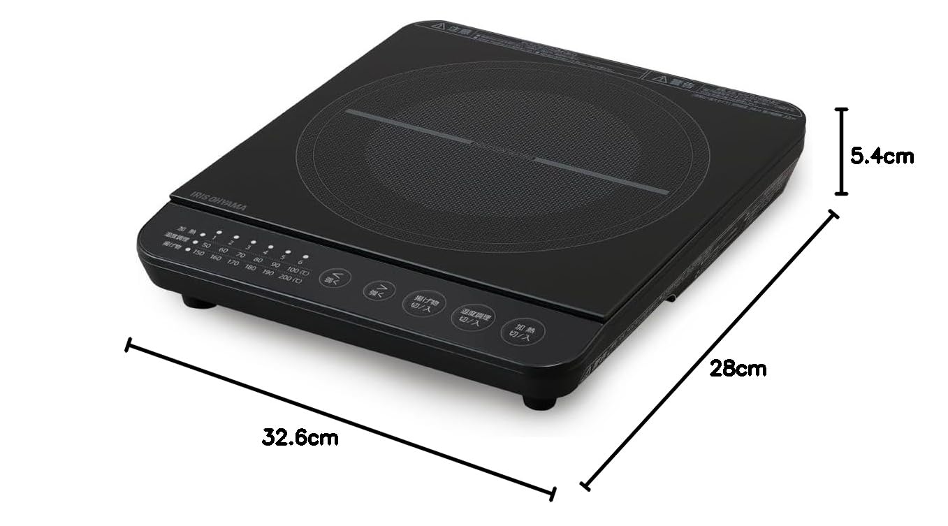 IHコンロ 1口 IHクッキングヒーター 1400W 卓上 デザイン IHK-T391-B IHコンロ 1口 IHクッキングヒーター 1400W 卓上 デザイン IHK-T391-B