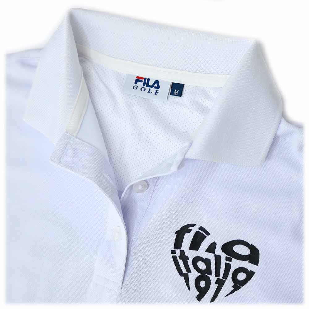 ハートロゴデザイン 半袖シャツ 755-615 レディースゴルフウェア 春夏 2025