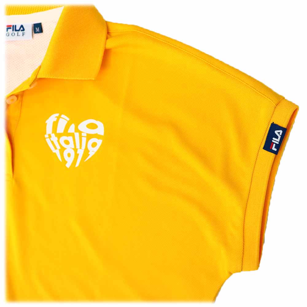 ハートロゴデザイン 半袖シャツ 755-615 レディースゴルフウェア 春夏 2025