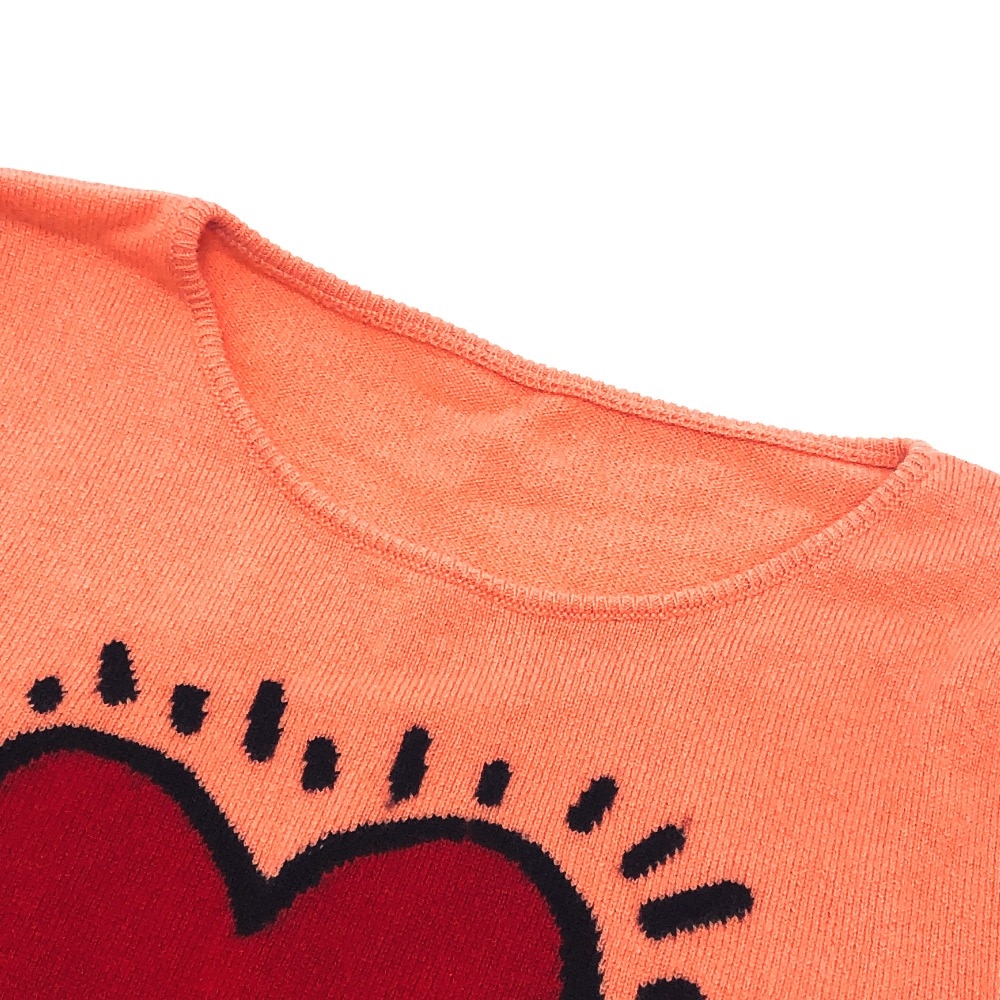 Lucien Pellat-Finet ルシアンペラフィネ セーター キースへリング アパレル ニット セーター トップス カットソー カシミヤ ピンク Lucien Pellat-Finet ルシアンペラフィネ セーター キースへリング アパレル ニット セーター トップス カットソー カシミヤ ピンク