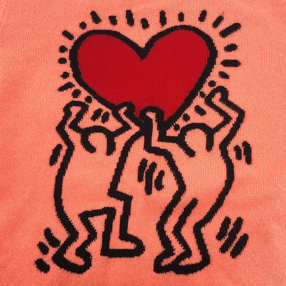 Lucien Pellat-Finet ルシアンペラフィネ セーター キースへリング アパレル ニット セーター トップス カットソー カシミヤ ピンク Lucien Pellat-Finet ルシアンペラフィネ セーター キースへリング アパレル ニット セーター トップス カットソー カシミヤ ピンク