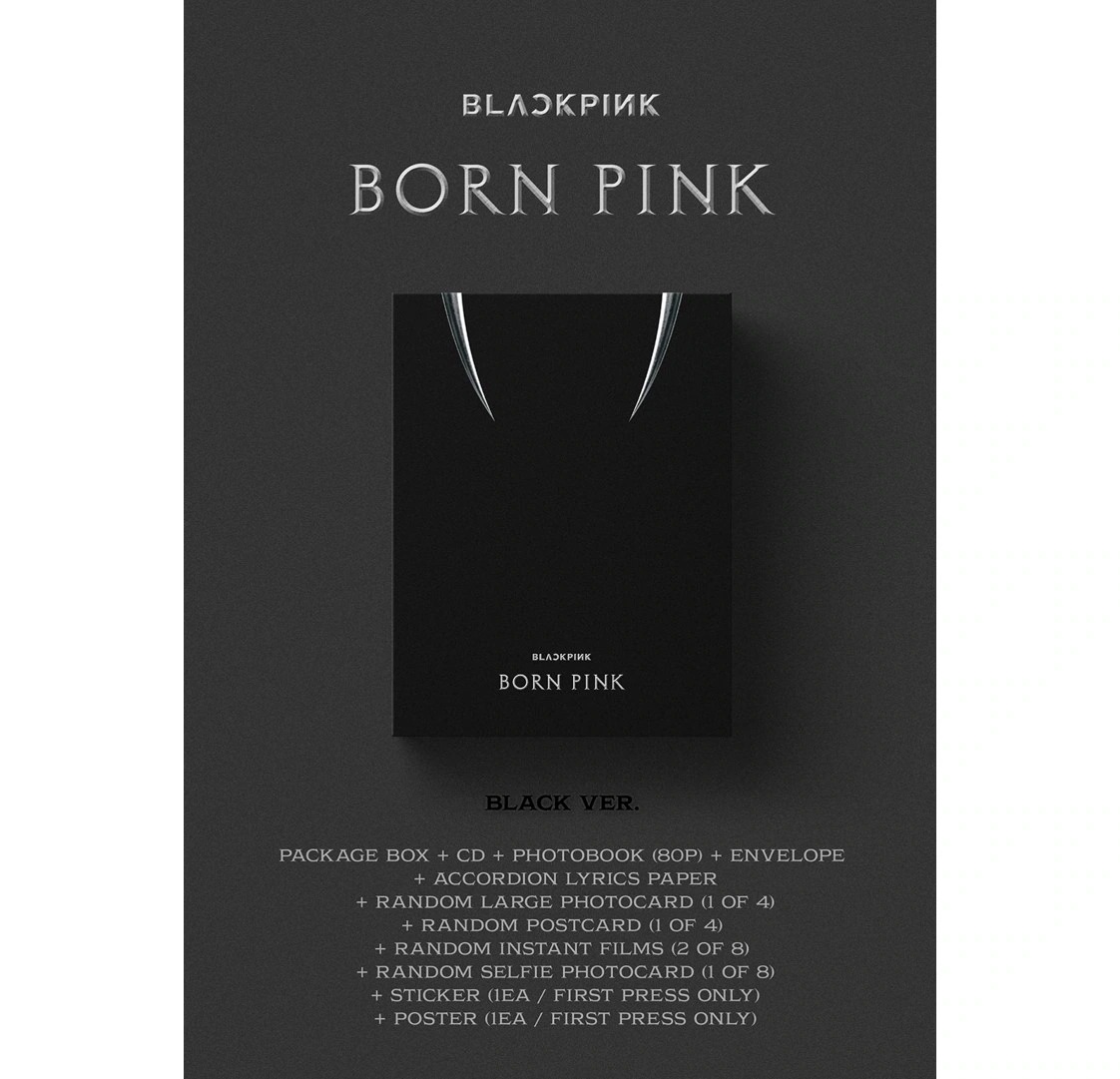 SET] BLACKPINK [BORN PINK] BOX SET Ver. ALBUM + Free