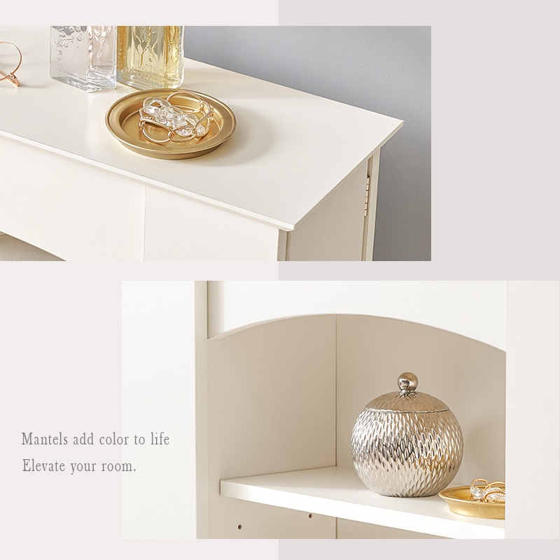 マントルピース 3段タイプ 隠し収納ラック 高さ80cm 奥行スリム20cm