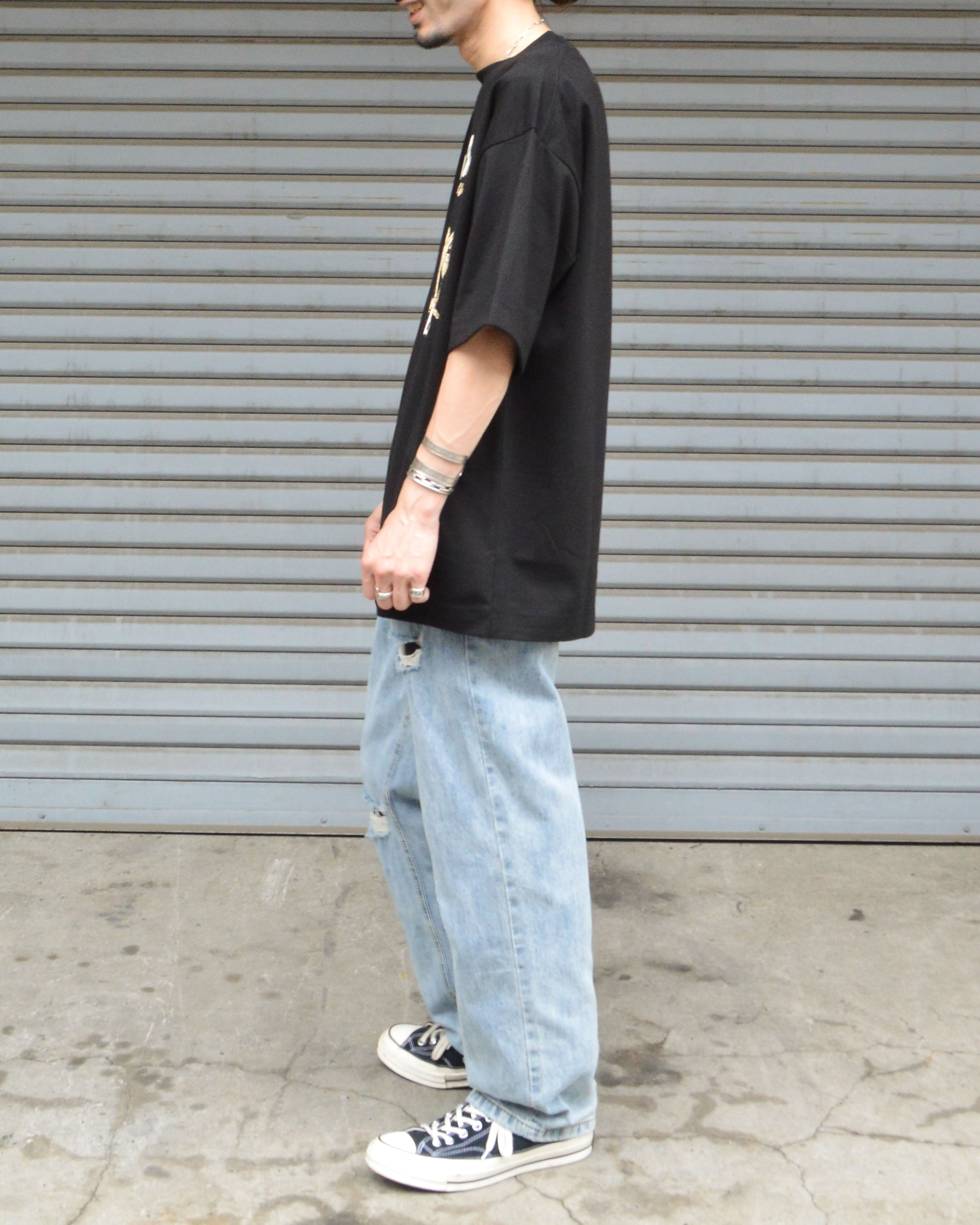 11.6ウルトラヘビーオンス Heavy SmithPalm Beach プリントTシャツ