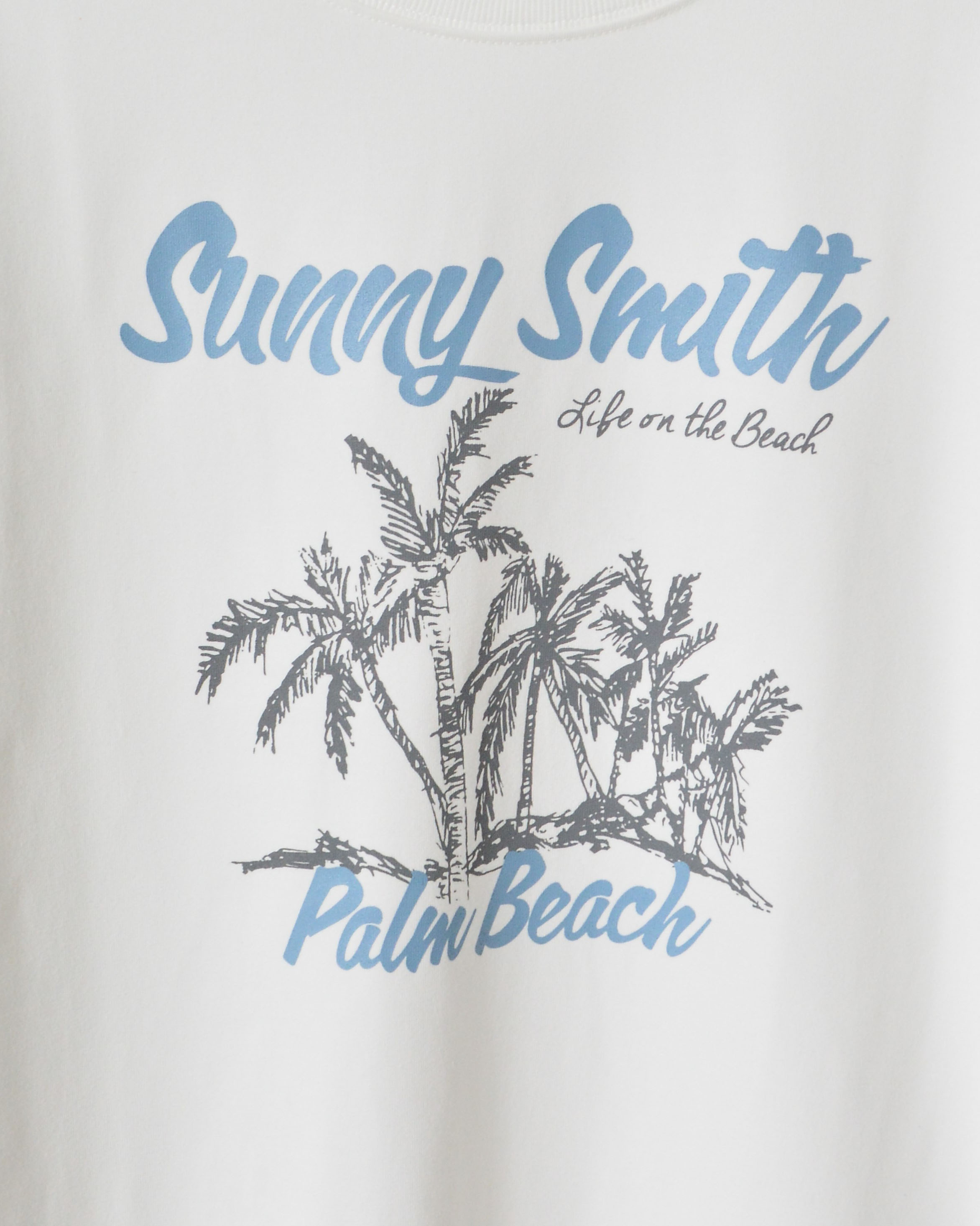 11.6ウルトラヘビーオンス Heavy SmithPalm Beach プリントTシャツ