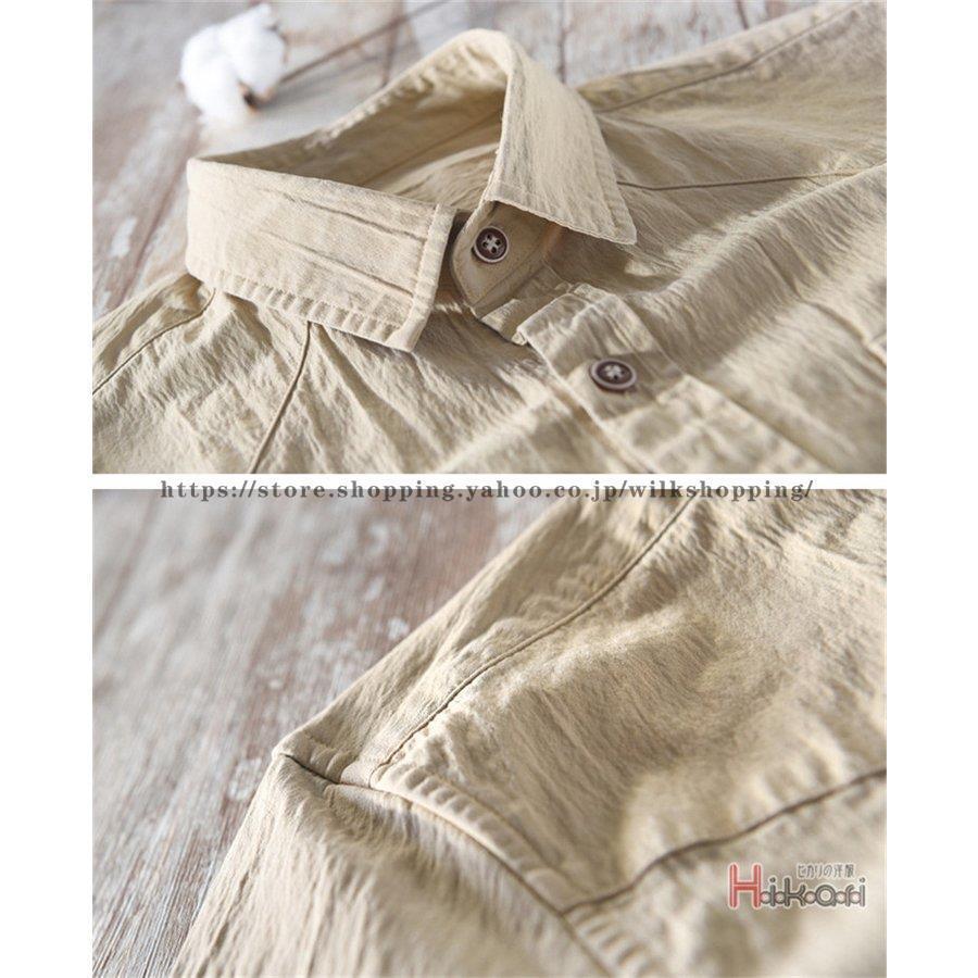 2-5日出荷 新品推奨 ワークシャツ メンズ 長袖シャツ ミリタリーシャツ カジュアルシャツ トップス シャツジャケット 秋 秋服 無地 ポイントを進呈する