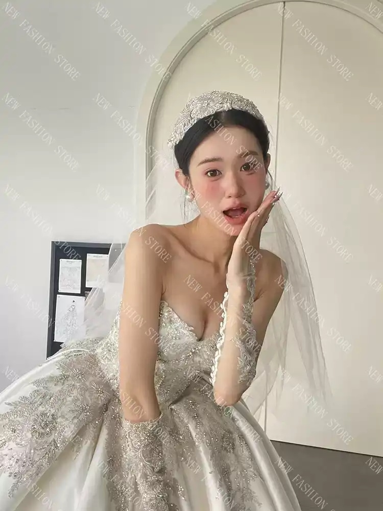 ウエディングドレスフレンチドレスワンピース-90