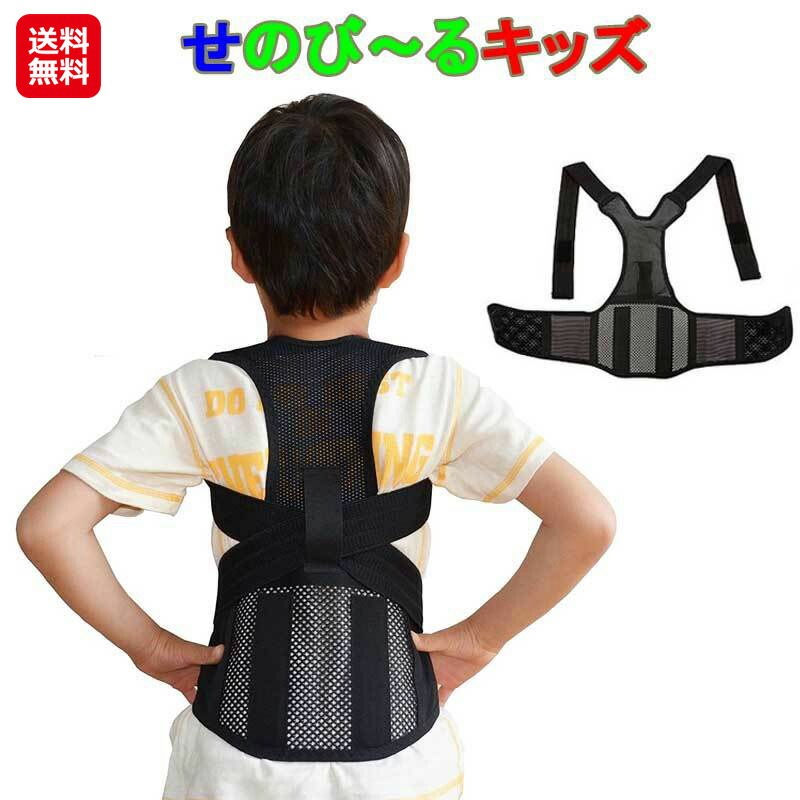 【せのびーる　キッズ】 せのびーるキッズ 子供 姿勢 矯正 サポーター 猫背矯正ベルト 子供キッズの姿勢を正しくするのにおすすめなベルト ac