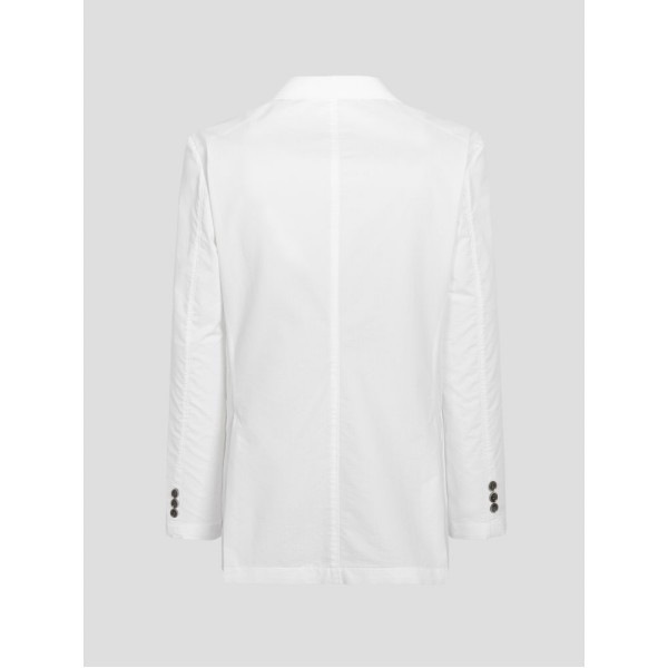 (ロガディス)コットンサッカーライトウェイトソリッドジャケット-ホワイト(RY4311P531) (ロガディス)コットンサッカーライトウェイトソリッドジャケット-ホワイト(RY4311P531)