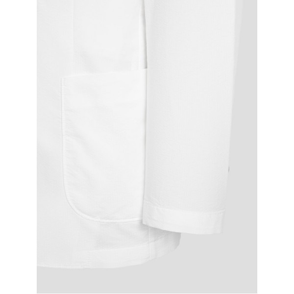 (ロガディス)コットンサッカーライトウェイトソリッドジャケット-ホワイト(RY4311P531) (ロガディス)コットンサッカーライトウェイトソリッドジャケット-ホワイト(RY4311P531)