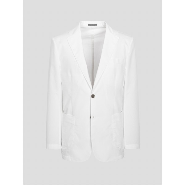 (ロガディス)コットンサッカーライトウェイトソリッドジャケット-ホワイト(RY4311P531) (ロガディス)コットンサッカーライトウェイトソリッドジャケット-ホワイト(RY4311P531)