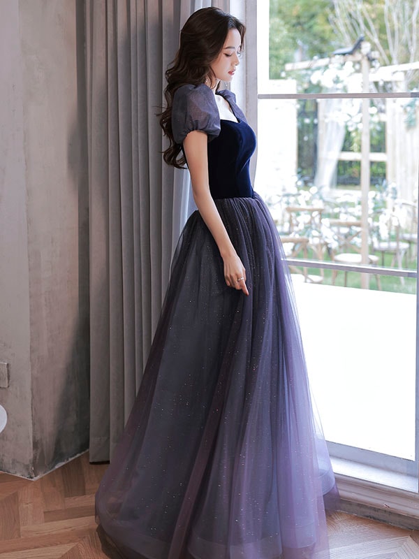 大流行のウェディングドレス ウエディングドレス カラードレス カクテルドレス ロングドレス パフスリーブ ネイビー パーティードレス 発表会ドレス 演奏会 舞台ドレス コンクール イブニングドレス 成 大流行のウェディングドレス ウエディングドレス カラードレス カクテルドレス ロングドレス パフスリーブ ネイビー パーティードレス 発表会ドレス 演奏会 舞台ドレス コンクール イブニングドレス 成