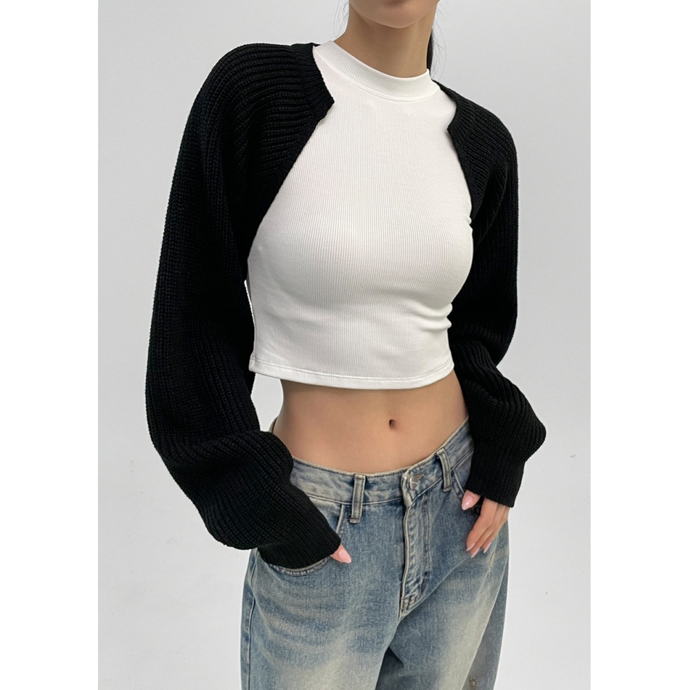 ブラックアップ [製] ピュロセンニットボレロ