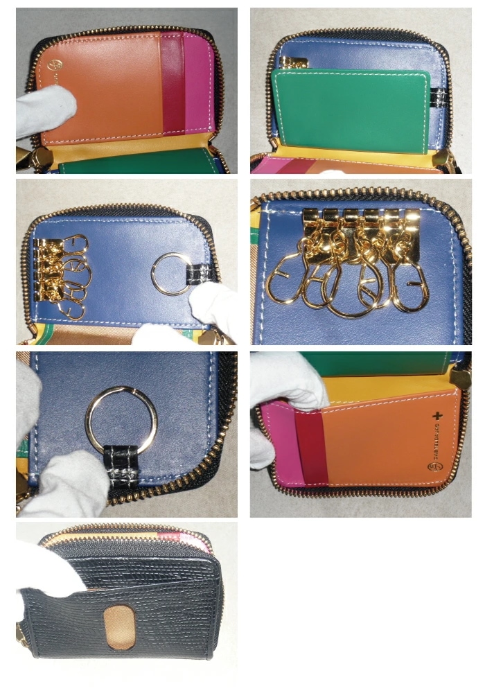 カステルバジャック キーケース レインボー 79612 ホワイト