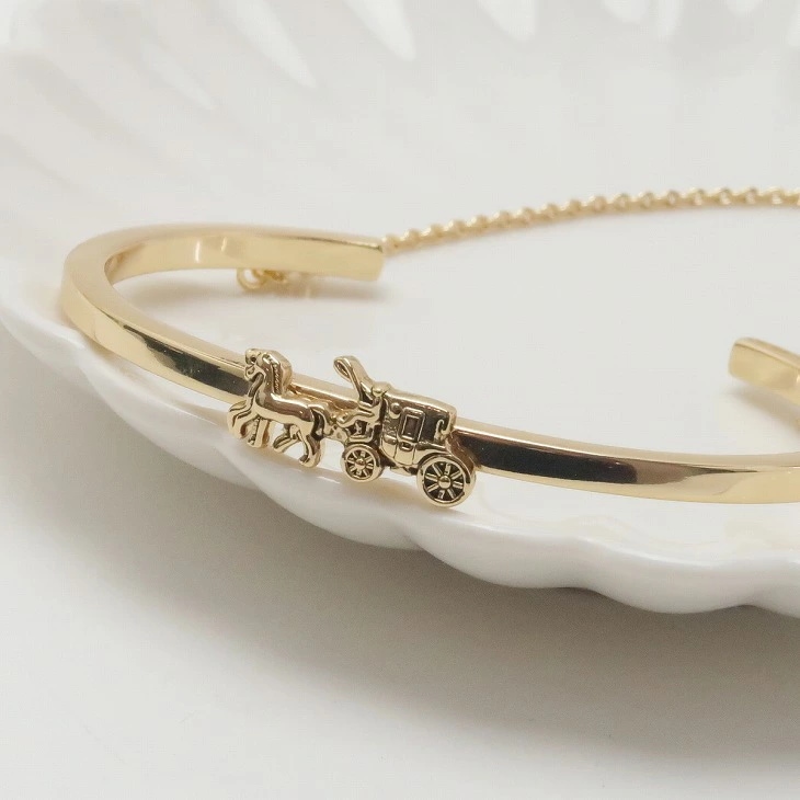 ブレスレット バングル 馬車 ホースキャリッジ チェーン 33376GLD ブレスレット バングル 馬車 ホースキャリッジ チェーン 33376GLD