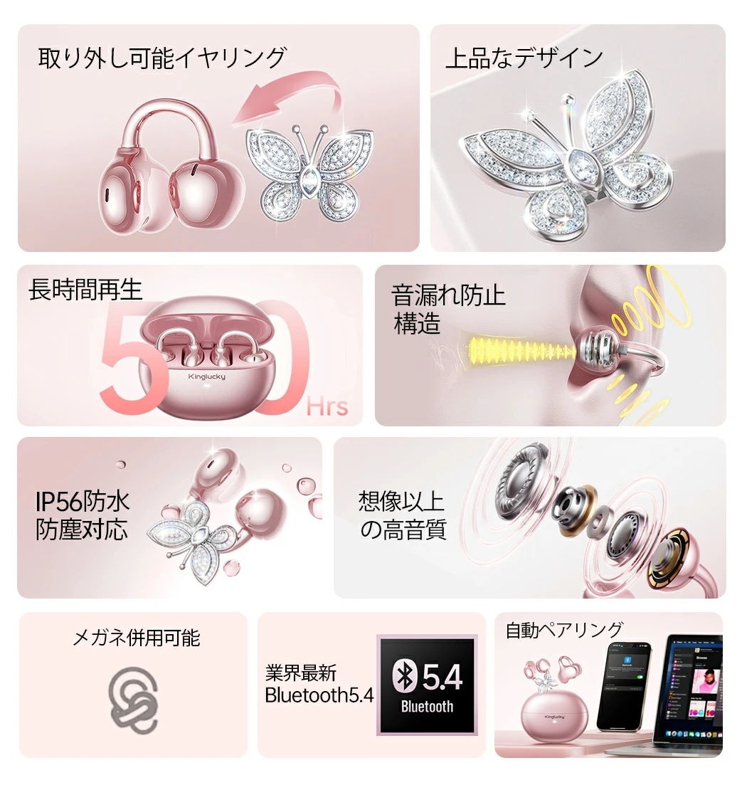 2025新型正規品Bluetoothワイヤレスイヤホン自動接続 超軽量 急速充電 50時間超強航続 IP 5防水女性 プレゼント 2025新型正規品Bluetoothワイヤレスイヤホン自動接続 超軽量 急速充電 50時間超強航続 IP 5防水女性 プレゼント