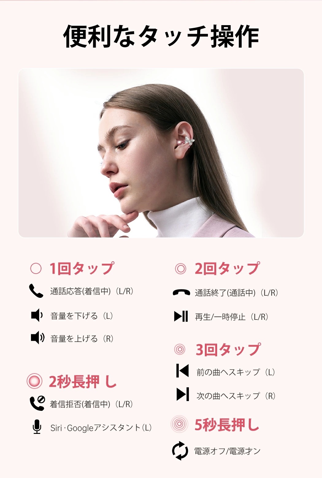 2025新型正規品Bluetoothワイヤレスイヤホン自動接続 超軽量 急速充電 50時間超強航続 IP 5防水女性 プレゼント 2025新型正規品Bluetoothワイヤレスイヤホン自動接続 超軽量 急速充電 50時間超強航続 IP 5防水女性 プレゼント