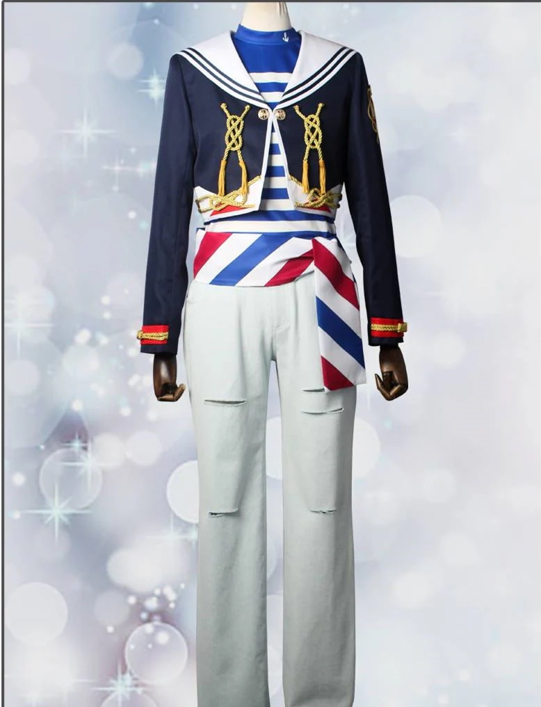 ツイステッドワンダーランド ツイステ ポートフェスト潮風のブラスビート セーラー服 Rook Floyd コスプレ衣装 コスチューム 仮装 変装