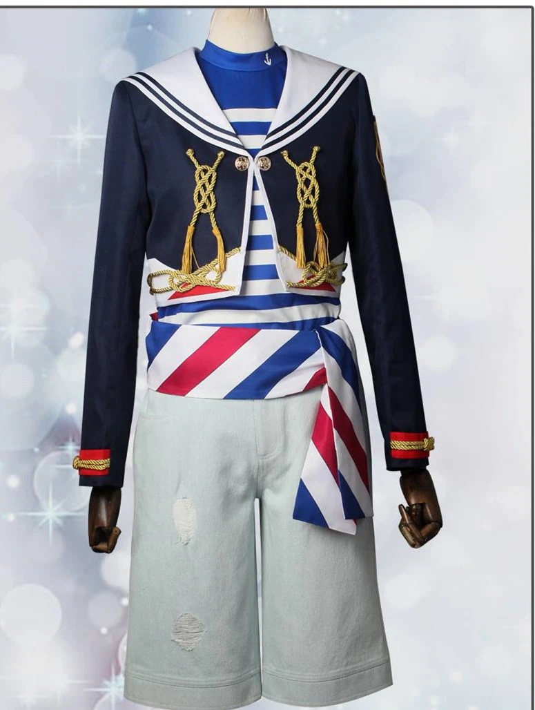 ツイステッドワンダーランド ツイステ ポートフェスト潮風のブラスビート セーラー服 Rook Floyd コスプレ衣装 コスチューム 仮装 変装