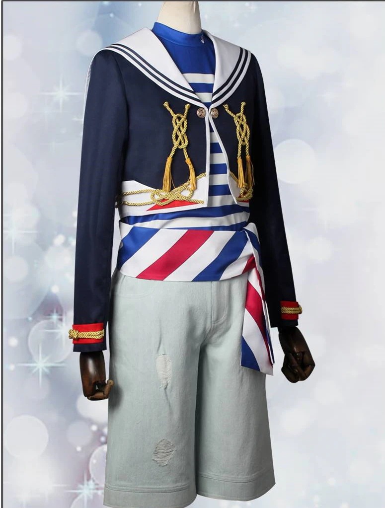 ツイステッドワンダーランド ツイステ ポートフェスト潮風のブラスビート セーラー服 Rook Floyd コスプレ衣装 コスチューム 仮装 変装