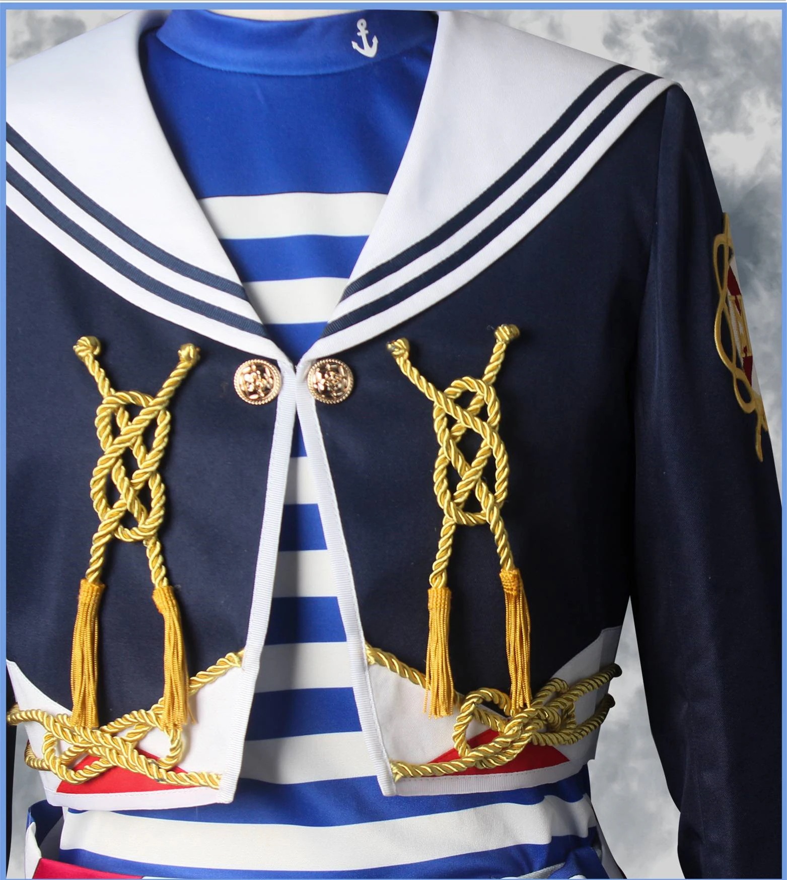 ツイステッドワンダーランド ツイステ ポートフェスト潮風のブラスビート セーラー服 Rook Floyd コスプレ衣装 コスチューム 仮装 変装